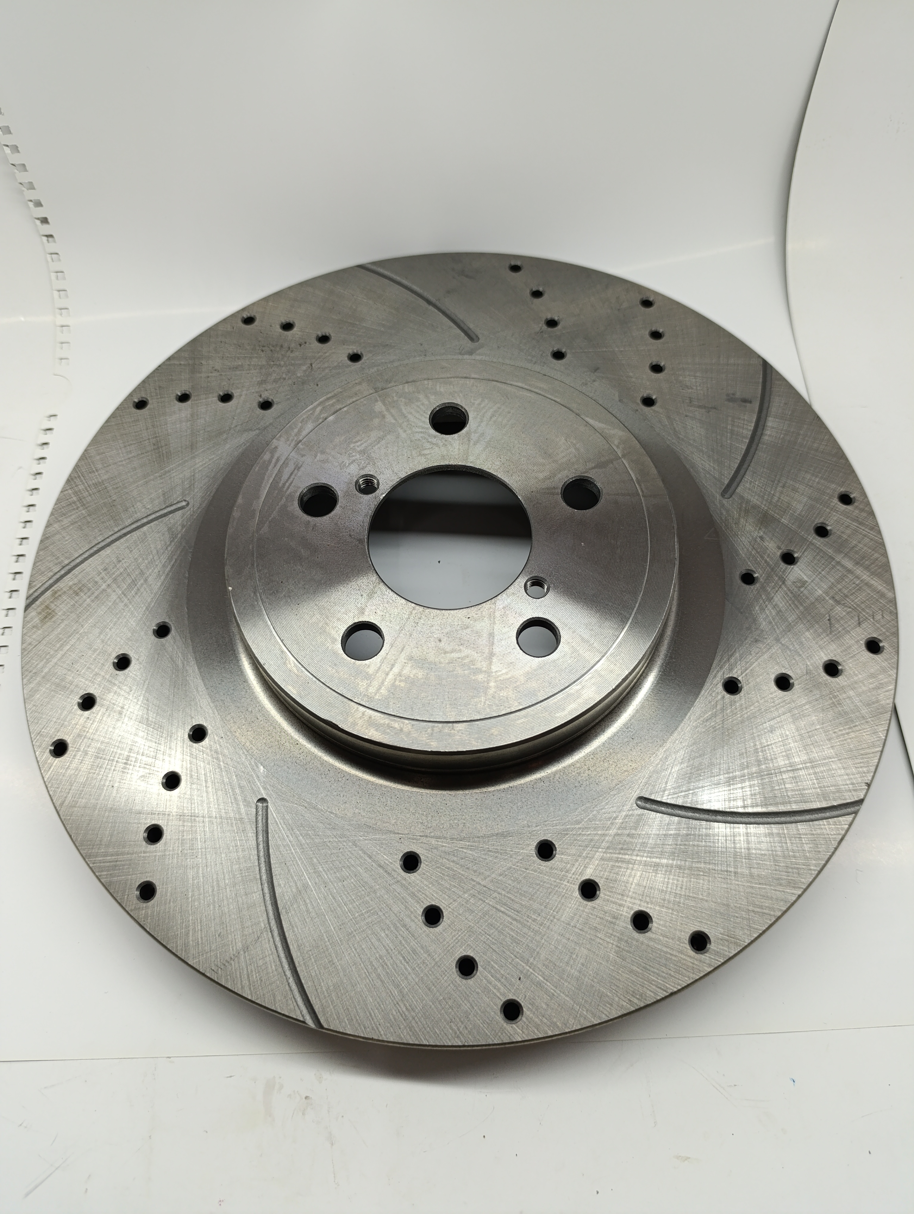 FRONT SLOTTED BRAKE DISC ROTOR RH/LH